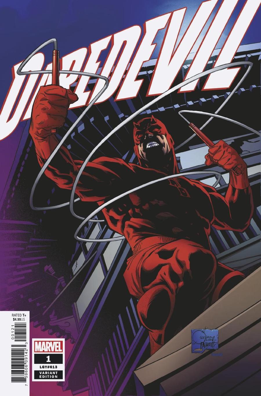 Daredevil Vol 6 #1 Cover G Incentive Joe Quesada Hidden Gem Variant Cover