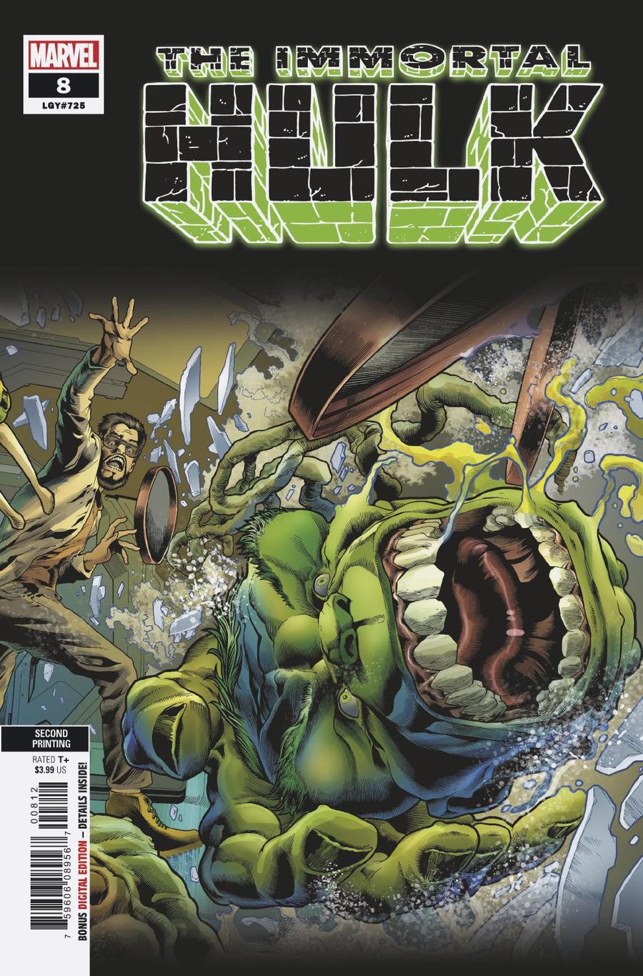 Immortal Hulk #8 Cover C 2nd Ptg Variant Joe Bennett Cover