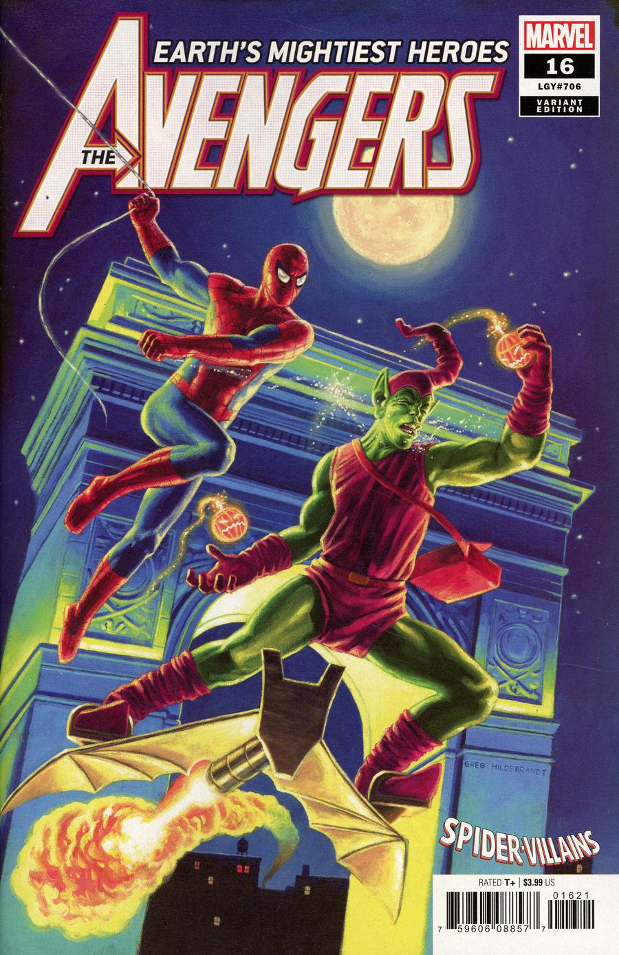 Avengers Vol 7 #16 Cover B Variant Greg Hildebrandt Spider-Man Villains Cover