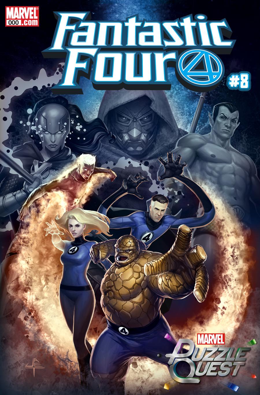 Fantastic Four Vol 6 #8 Cover B Variant Yongho Cho Mystery Cover