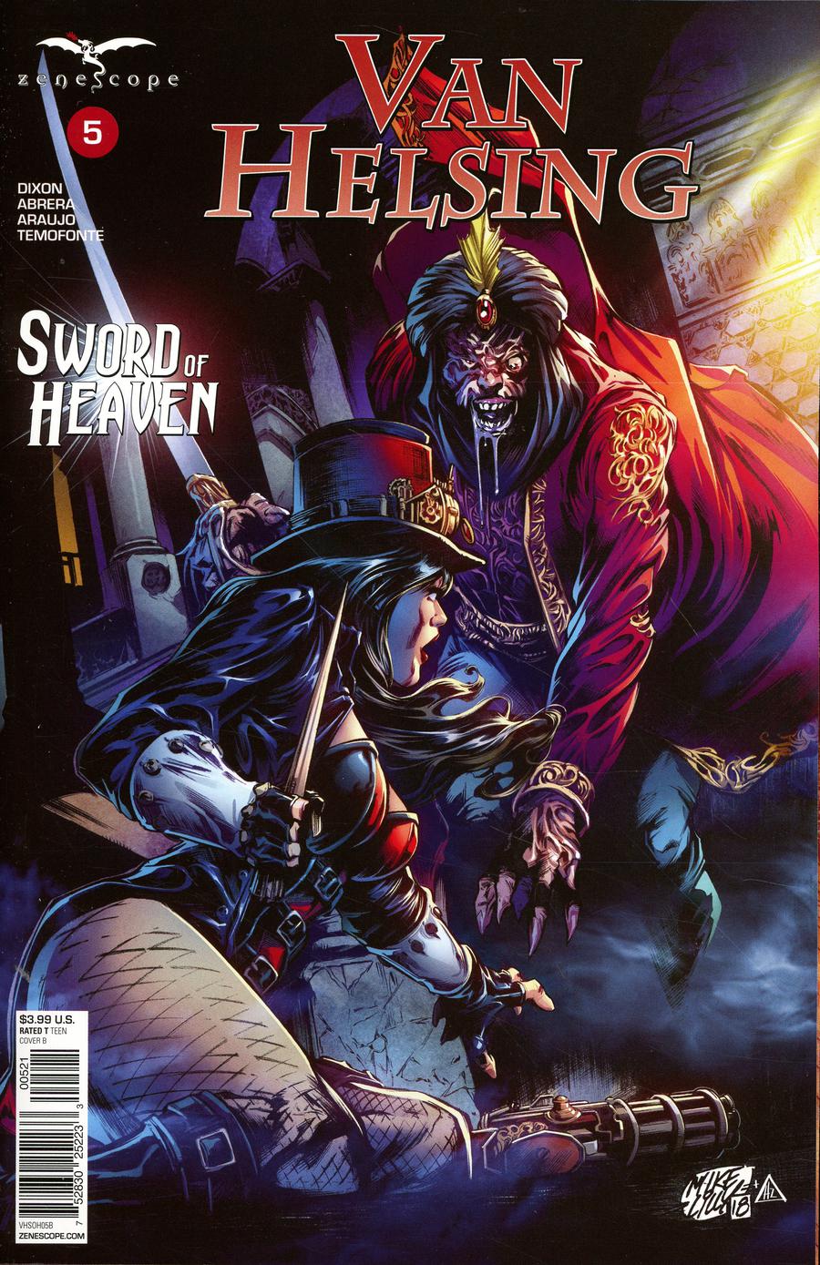 Grimm Fairy Tales Presents Van Helsing Sword Of Heaven #5 Cover B Mike Lilly