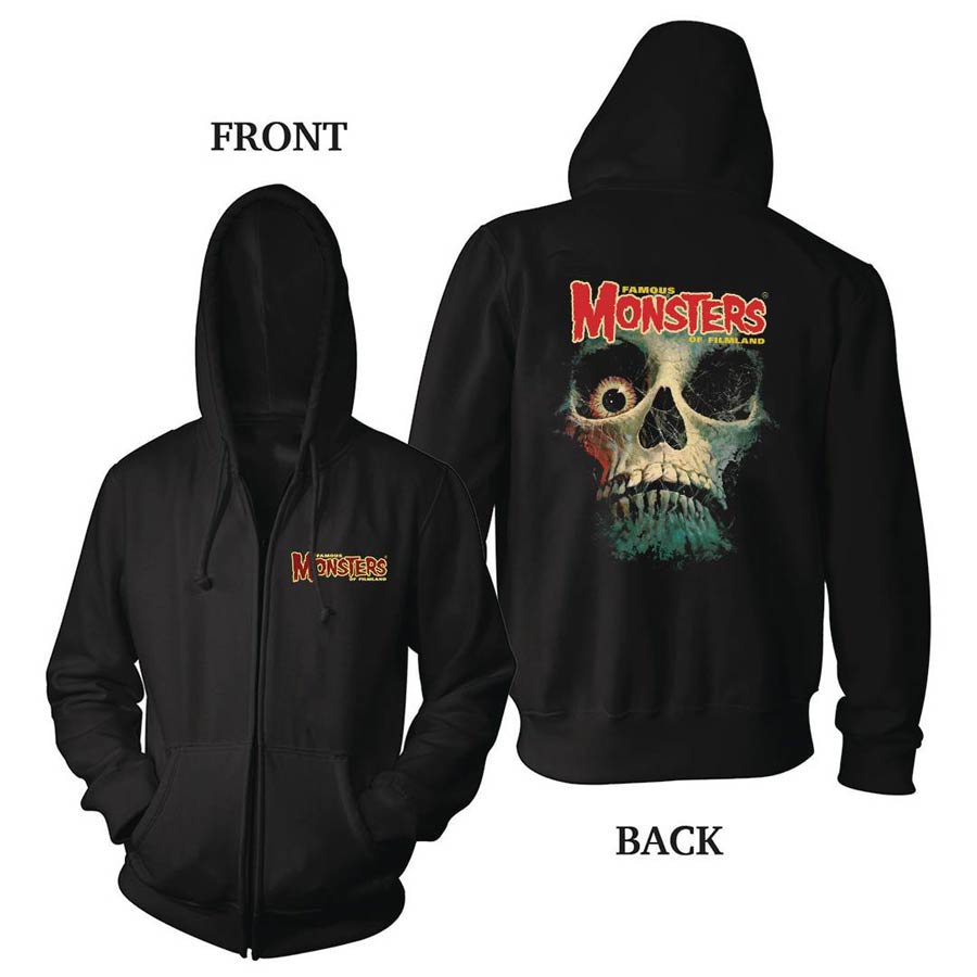 Fearbook Skull Hoodie Medium