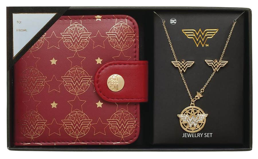 Wonder Woman Jewelry Set With Mirror