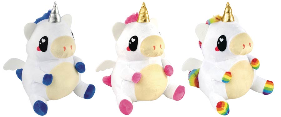 Glitter Galaxy Unicorn 10-Inch Plush 6-Piece Assortment Case