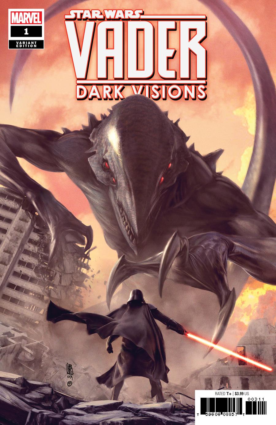 Star Wars Vader Dark Visions #1 Cover D Incentive Giuseppe Camuncoli & Elia Bonetti Variant Cover