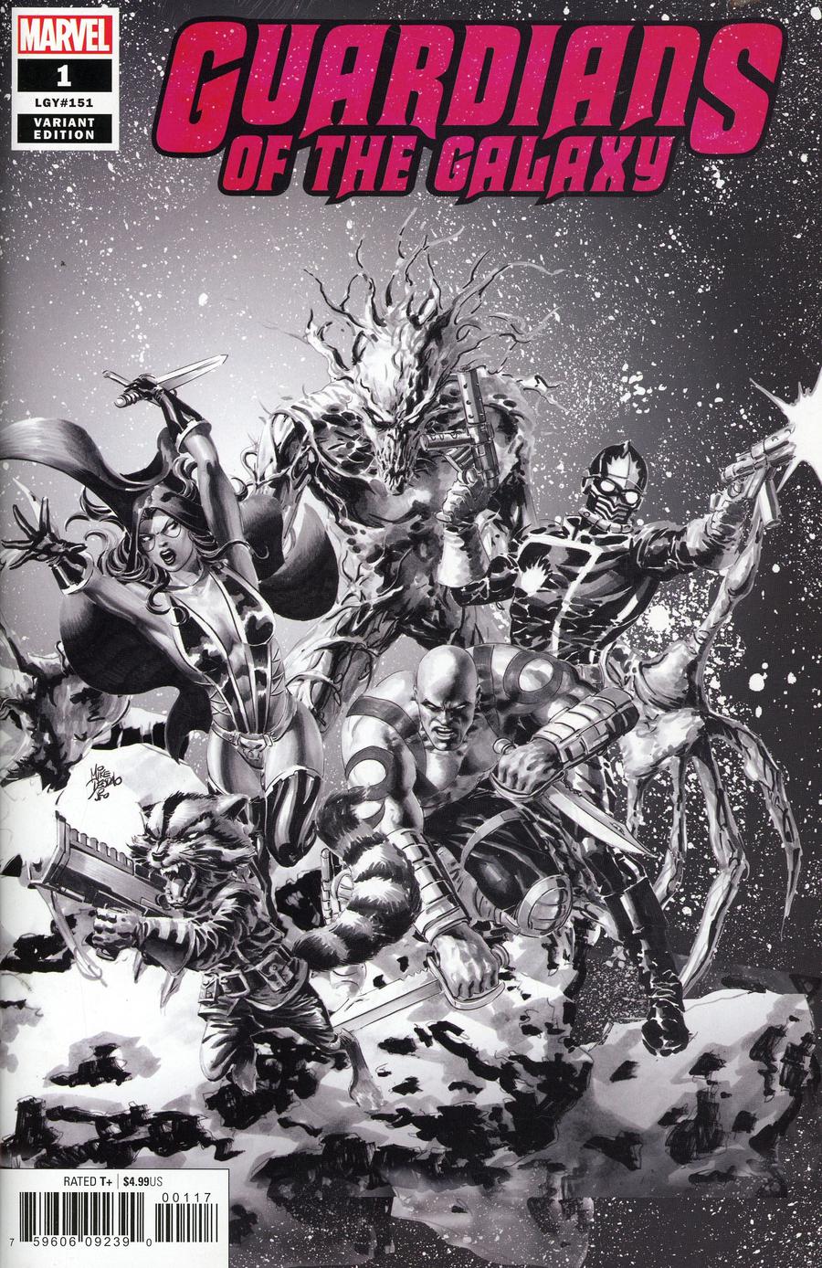 Guardians Of The Galaxy Vol 5 #1 Cover L Incentive Mike Deodato Jr Party Sketch Variant Cover