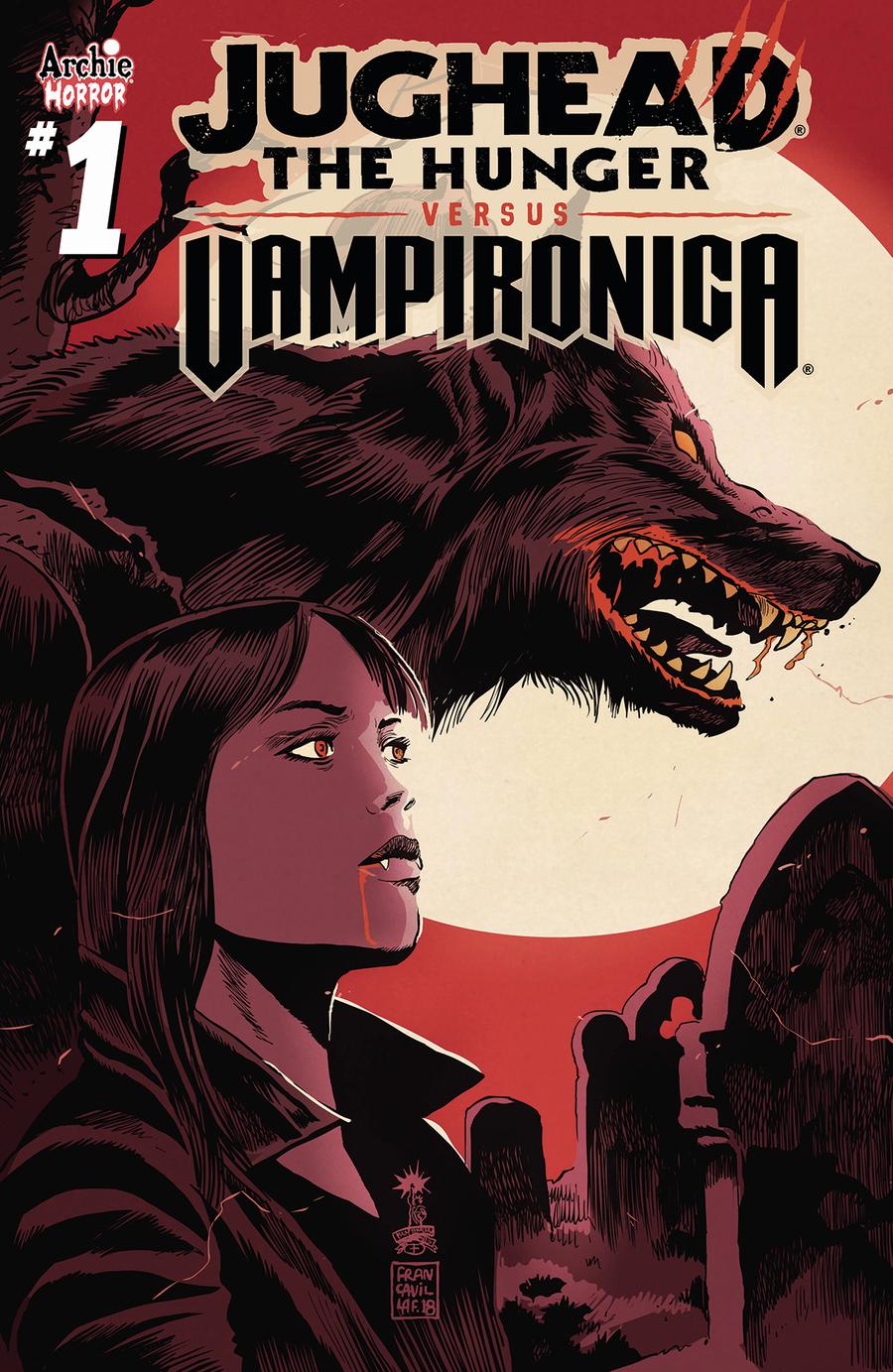 Jughead The Hunger Versus Vampironica #1 Cover B Variant Francesco Francavilla Cover