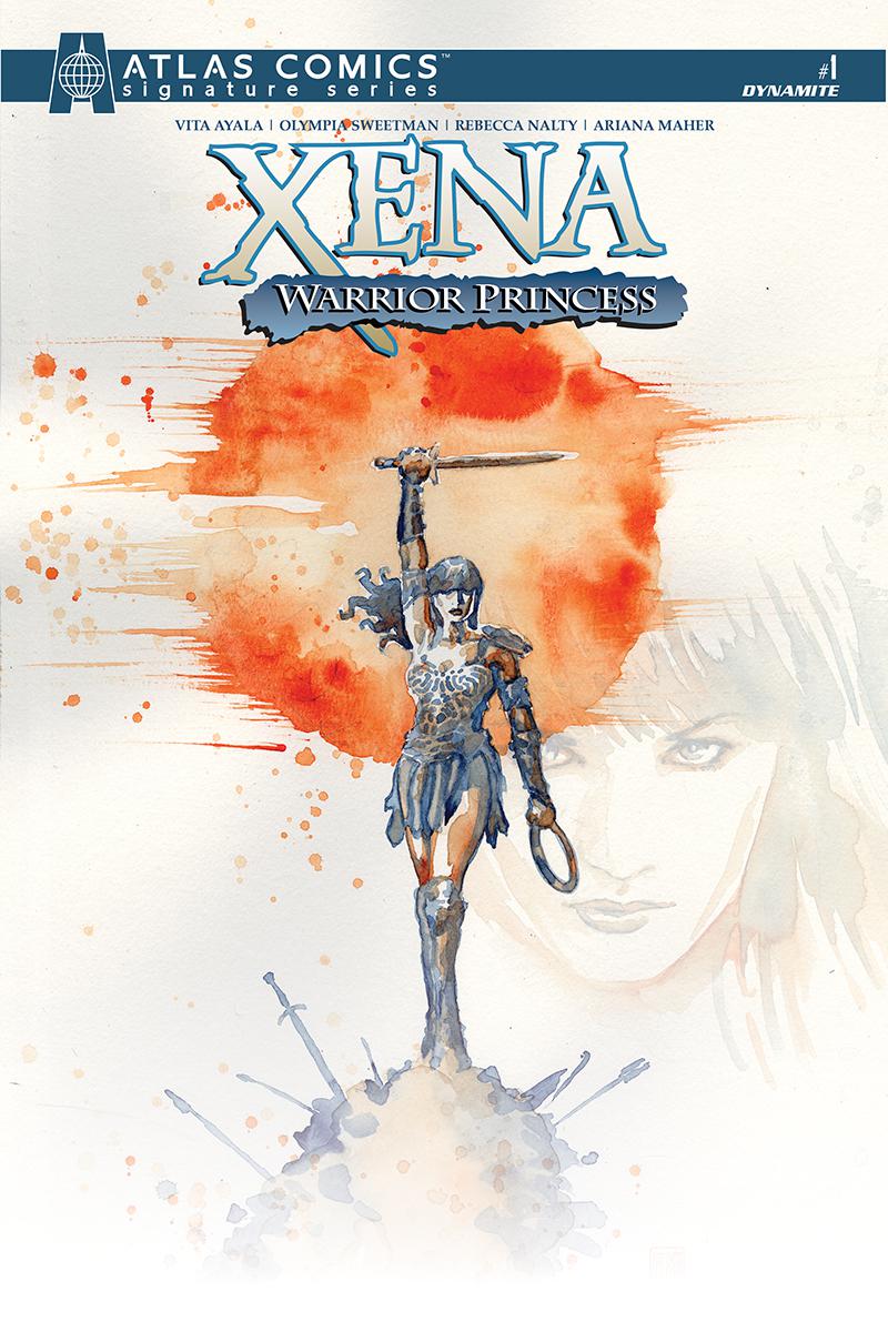 Xena Warrior Princess Vol 4 #1 Cover M Atlas Comics Signature Series Signed By Vita Ayala