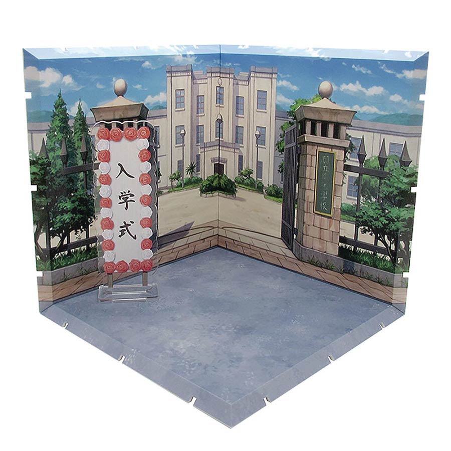 Dioramansion 150 Figure Diorama - School Front Gate