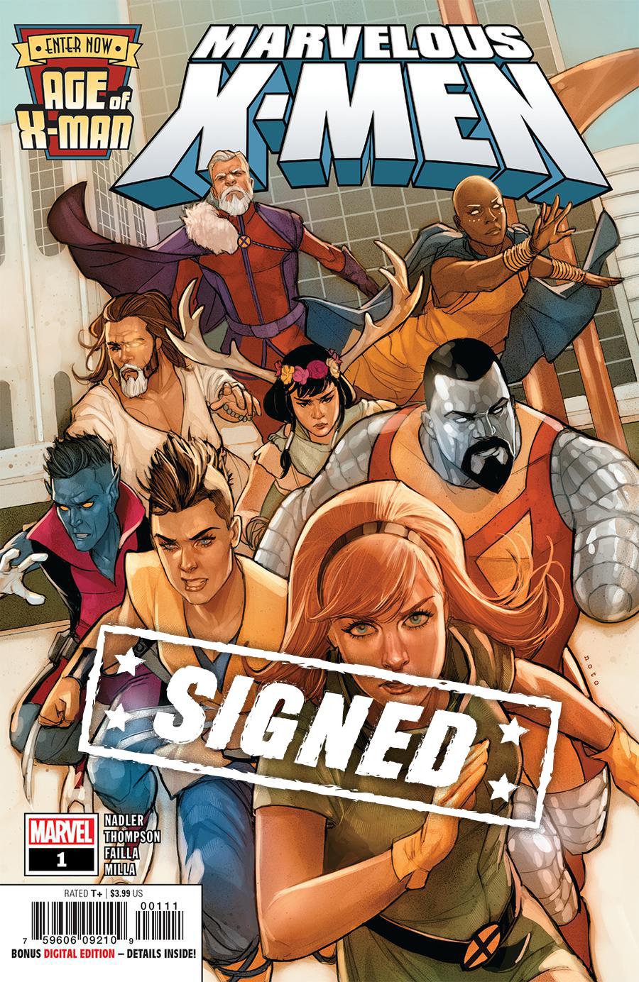 Age Of X-Man Marvelous X-Men #1 Cover G Regular Phil Noto Cover Signed By Zac Thompson & Lonnie Nadler