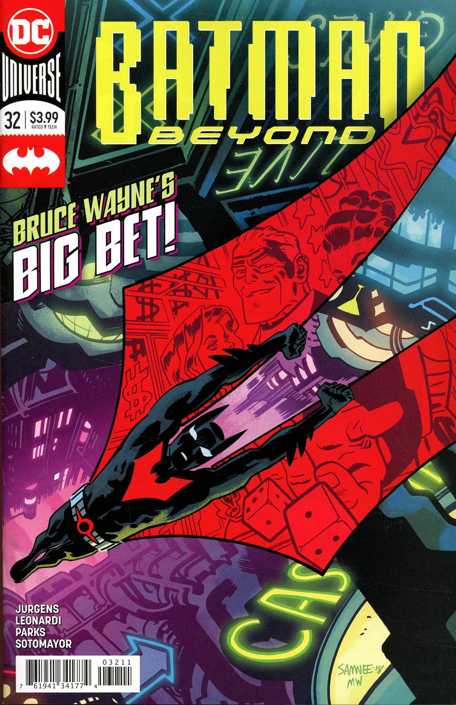 Batman Beyond Vol 6 #32 Cover A Regular Chris Samnee Cover