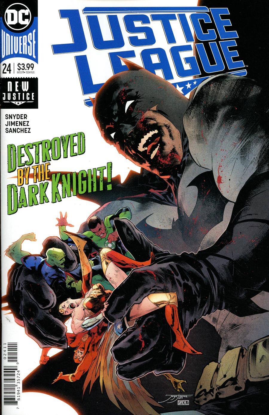 Justice League Vol 4 #24 Cover A Regular Jorge Jimenez Cover