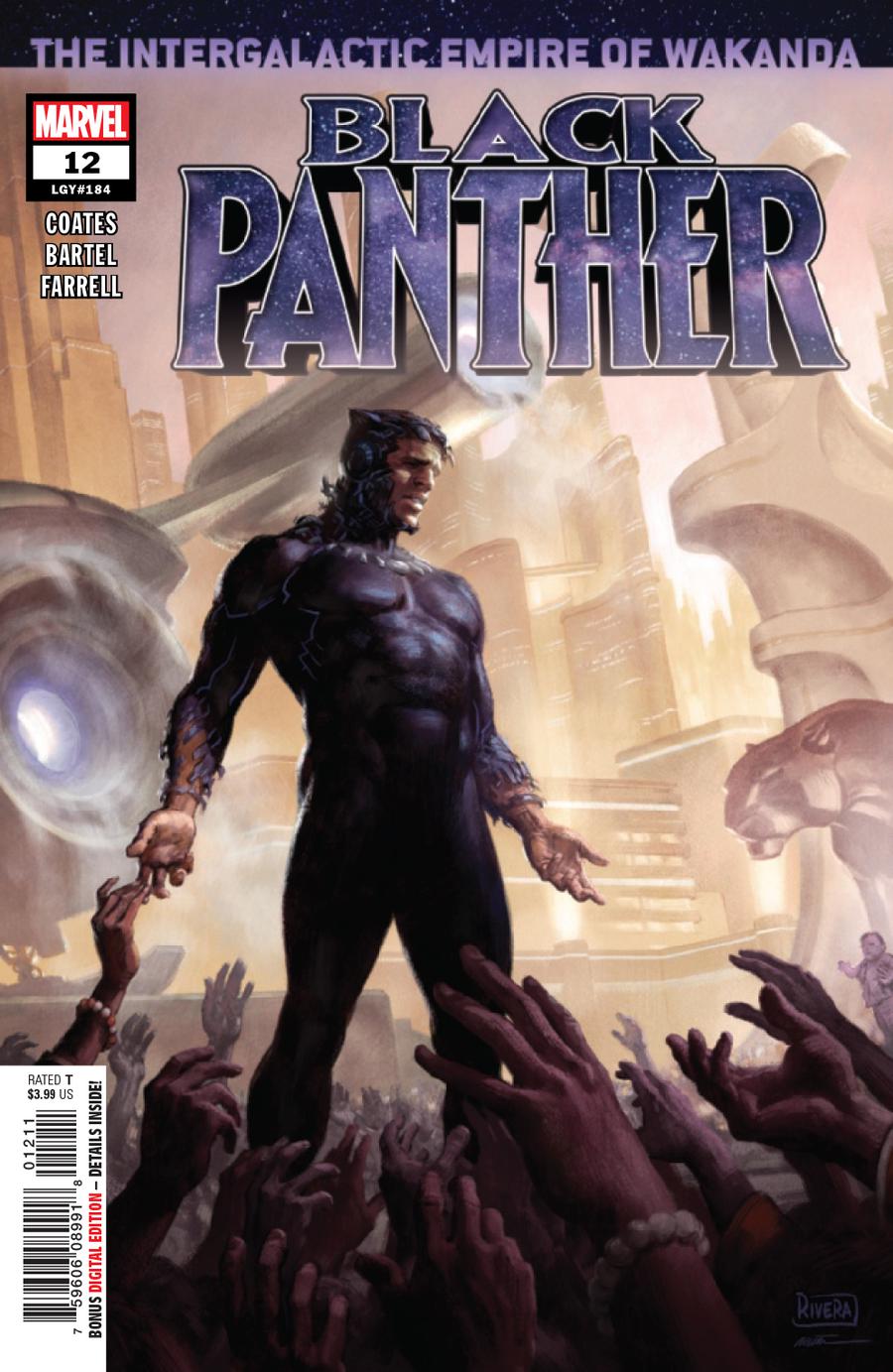 Black Panther Vol 7 #12 Cover A Regular Paolo Rivera & Daniel Acuna Cover