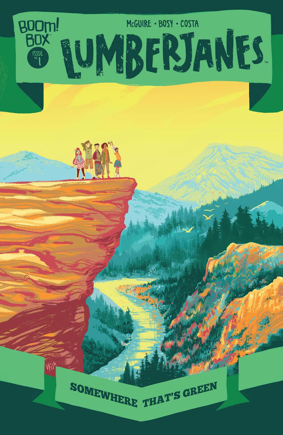 Lumberjanes Somewhere Thats Green #1 Cover B Variant Veronica Fish Preorder Cover