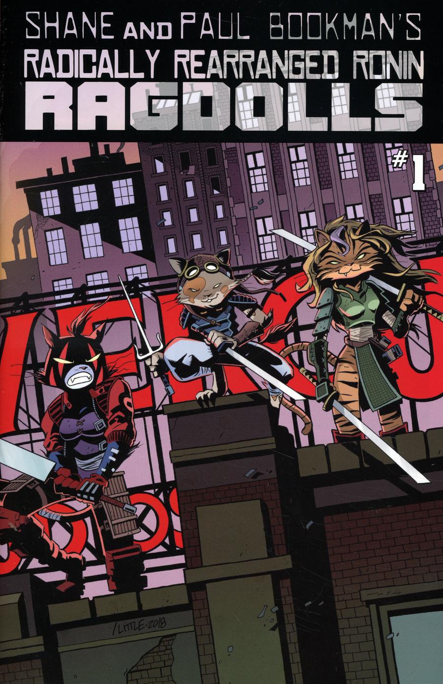 Radically Rearranged Ronin Ragdolls One Shot Cover A Regular Troy Little & Kevin Eastman Cover