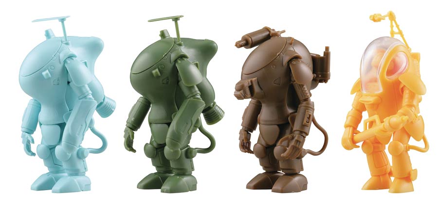 SAFS Maschinen Krieger 35 Gacharnen 1/35 Scale Capsule Figure Blind Mystery Box 12-Piece Display