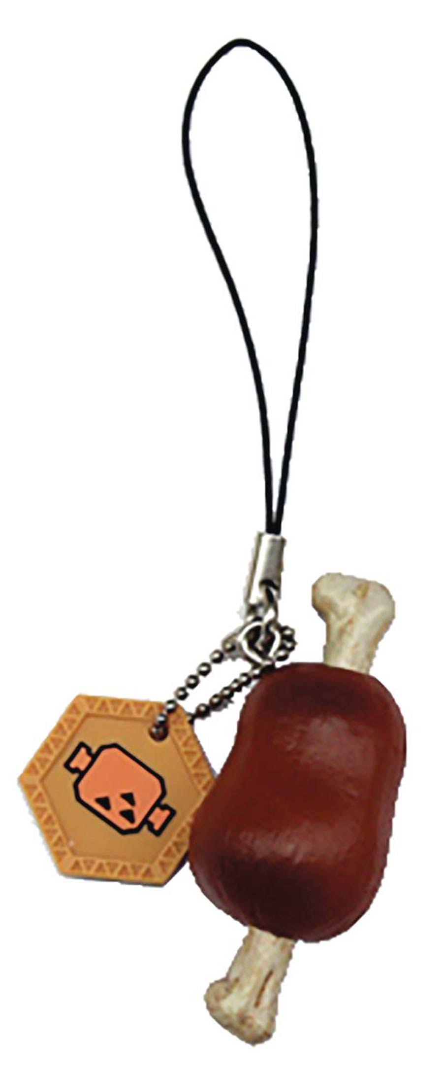 Monster Hunter Item Mascot PVC Keychain - Well-Done Steak