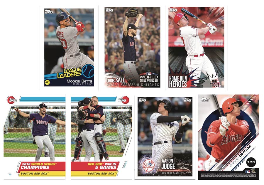 Topps 2019 Baseball Sticker Collection Box