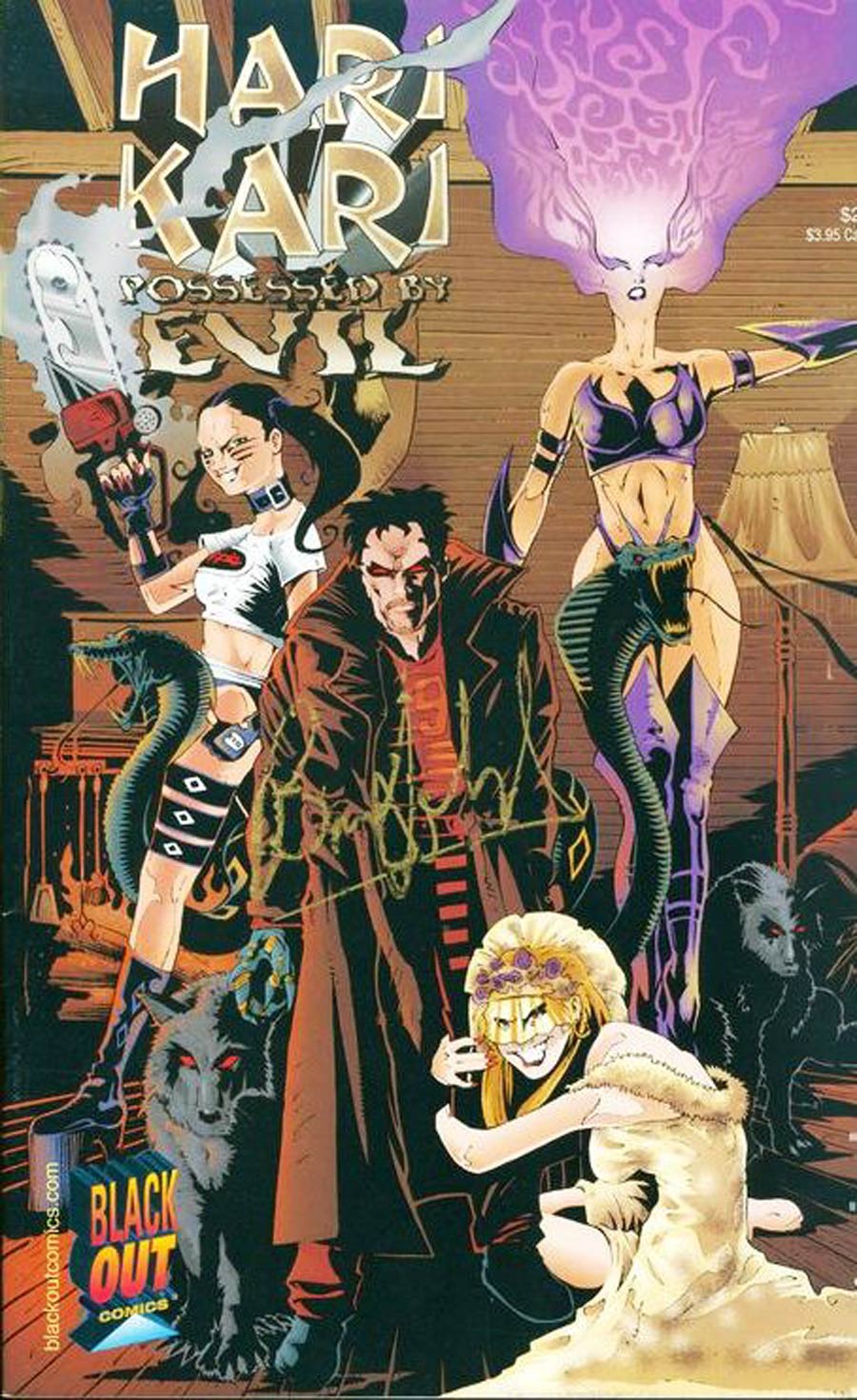 Hari Kari Possessed By Evil #1 Cover C Signed Without Certifcate