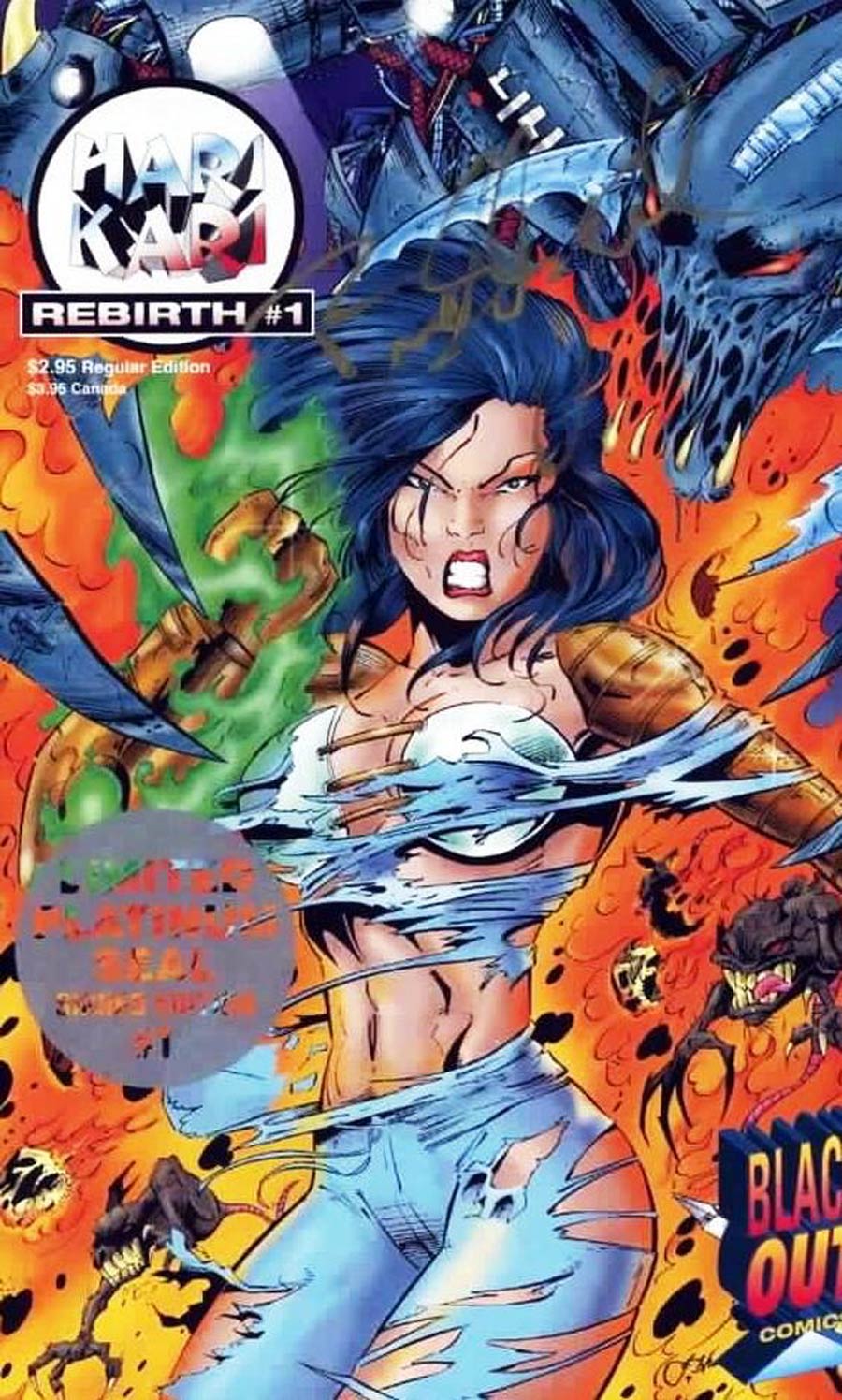 Hari Kari Rebirth #1 Cover B Signed With Certificate