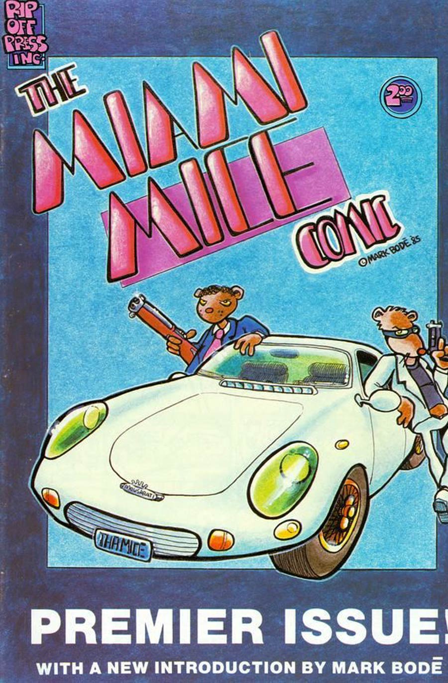 Miami Mice Comic #1 Cover B 2nd Ptg