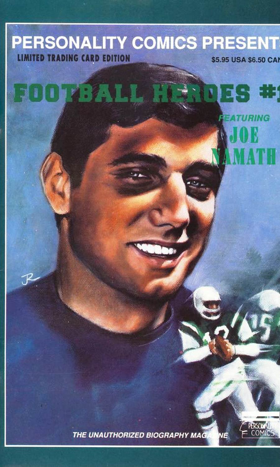 Personality Comics Presents Football Heroes #1 Cover B Limited Trading Card Edition