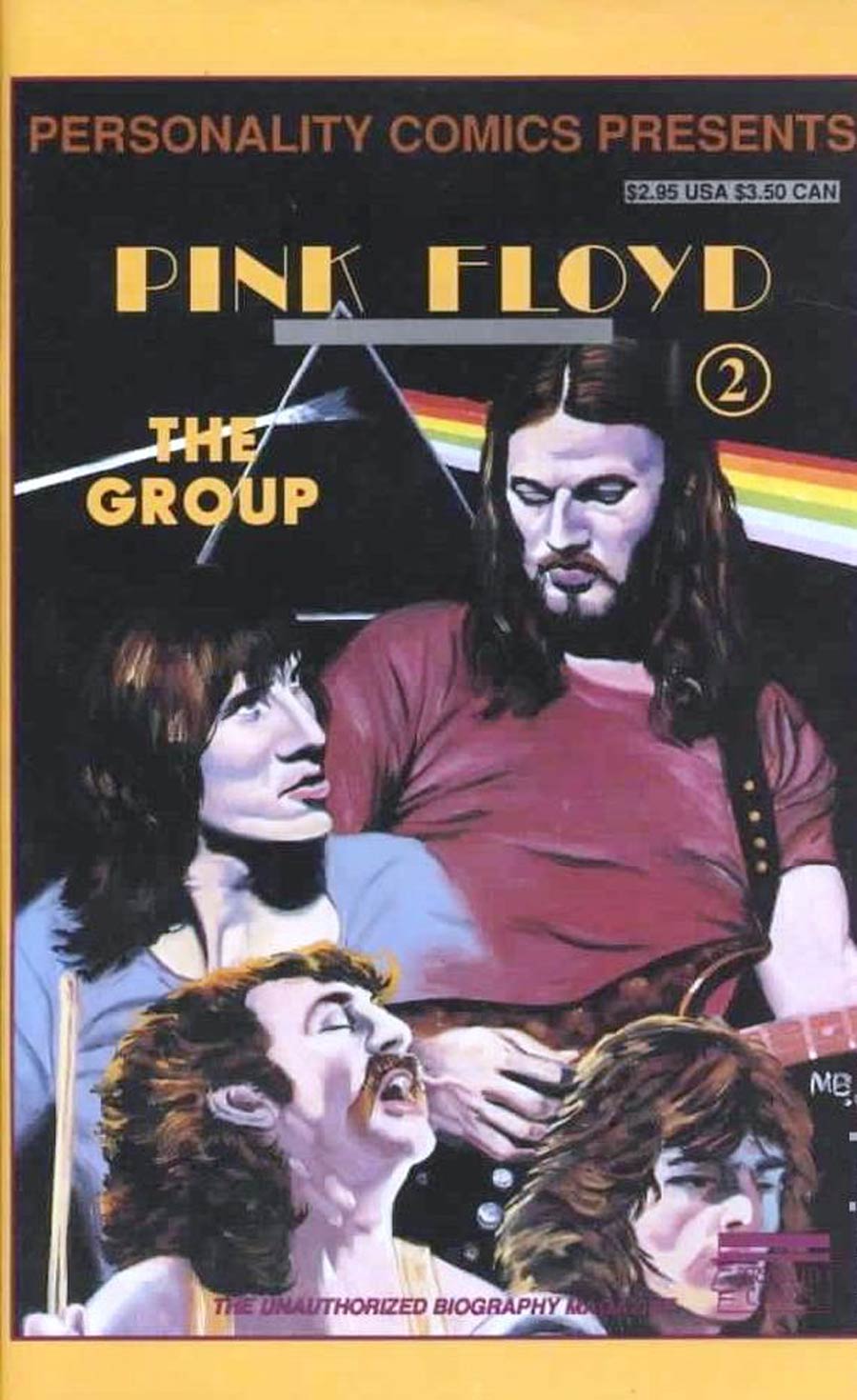 Personality Comics Presents Pink Floyd #2 Cover A With Card