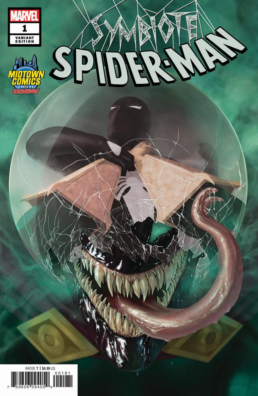 Symbiote Spider-Man #1 Midtown Exclusive Rahzzah Variant Cover - Midtown  Comics