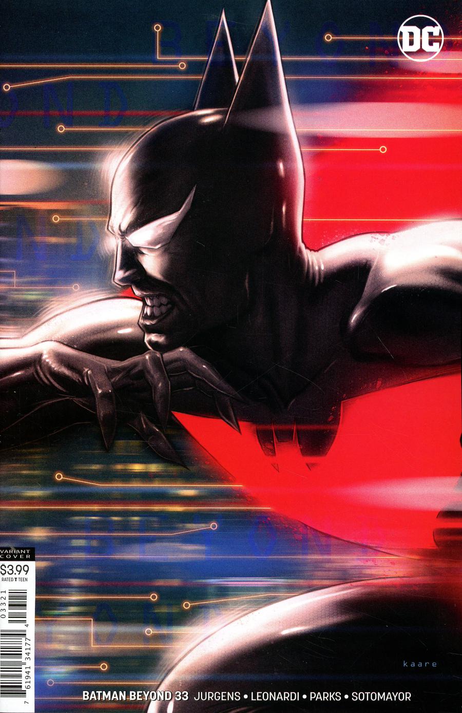 Batman Beyond Vol 6 #33 Cover B Variant Kaare Andrews Cover