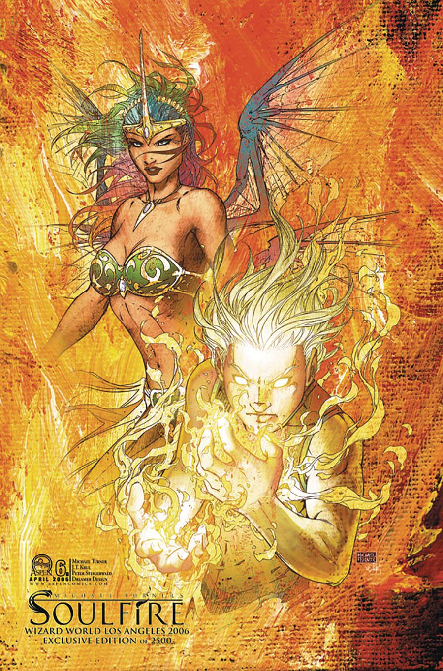 Soulfire #6 Cover B Limited Edition Wizard World LA 2006 Michael Turner Variant Cover