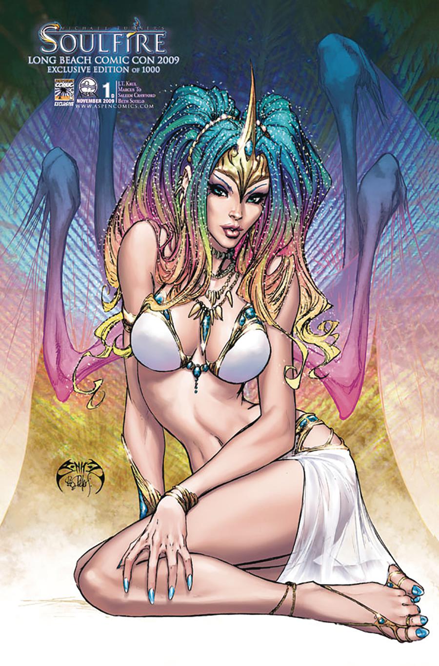 Soulfire Vol 2 #1 Cover E Limited Edition Long Beach Comic Con 2009 Joe Benitez Variant Cover