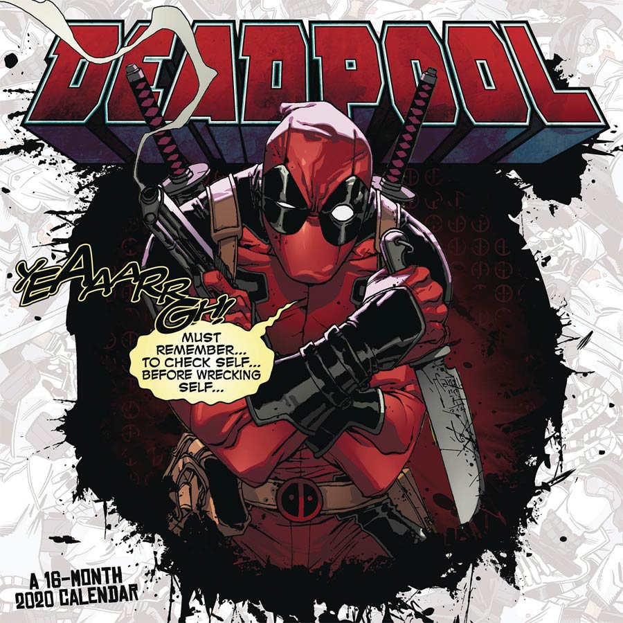 Deadpool 2020 Wall Calendar