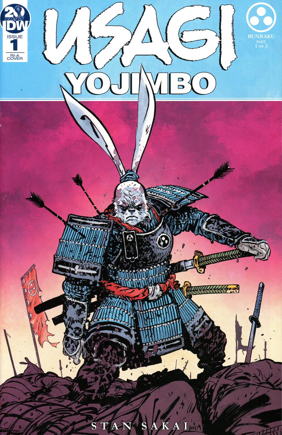 Usagi Yojimbo Vol 4 #1 Cover B Incentive Daniel Warren Johnson Variant Cover