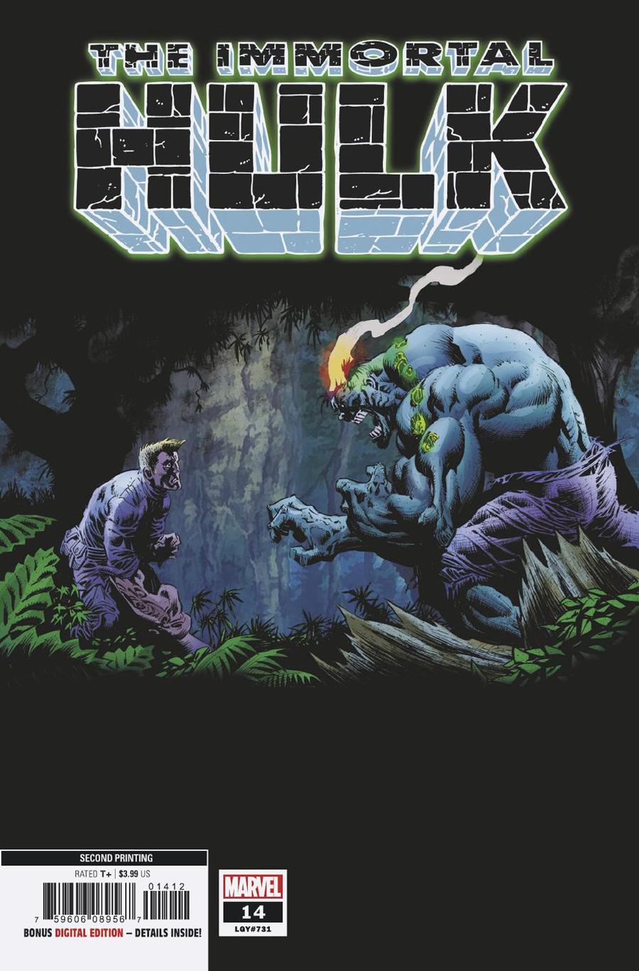 Immortal Hulk #14 Cover C 2nd Ptg Variant Kyle Hotz Cover