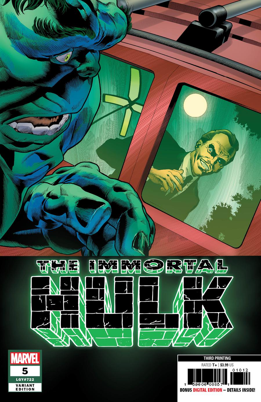 Immortal Hulk #5 Cover D 3rd Ptg Variant Joe Bennett Cover