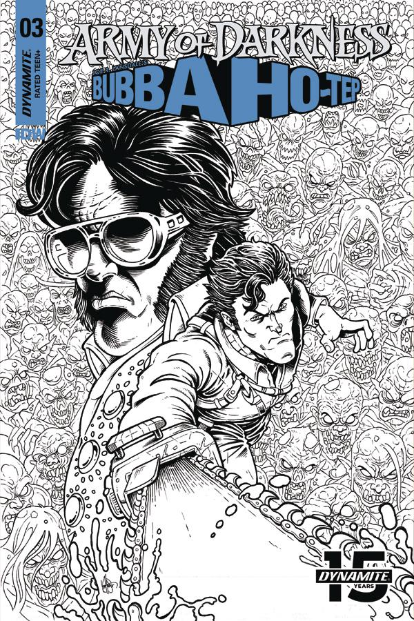 Army Of Darkness Bubba Ho-Tep #3 Cover F Incentive Ken Haeser Black & White Cover