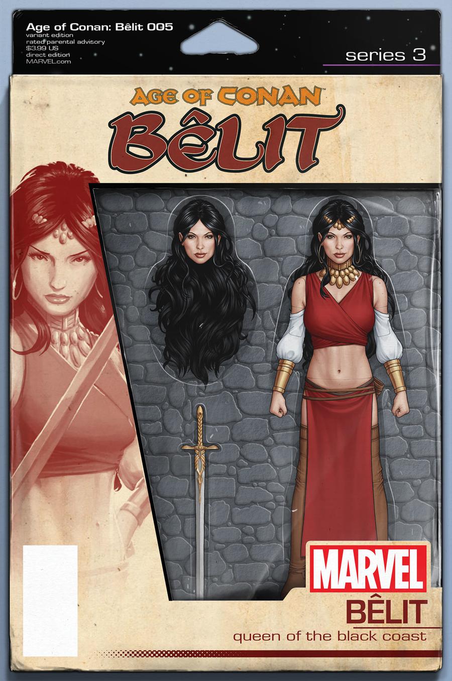 Age Of Conan Belit Queen Of The Black Coast #5 Cover B Variant John Tyler Christopher Action Figure Cover