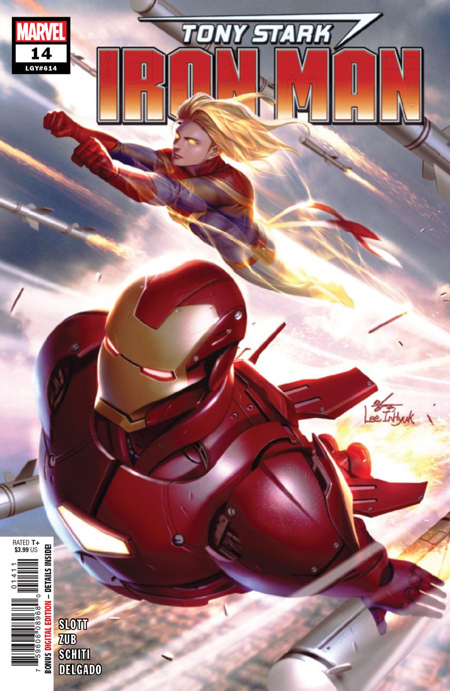 Tony Stark Iron Man #14 Cover A Regular Inhyuk Lee Cover