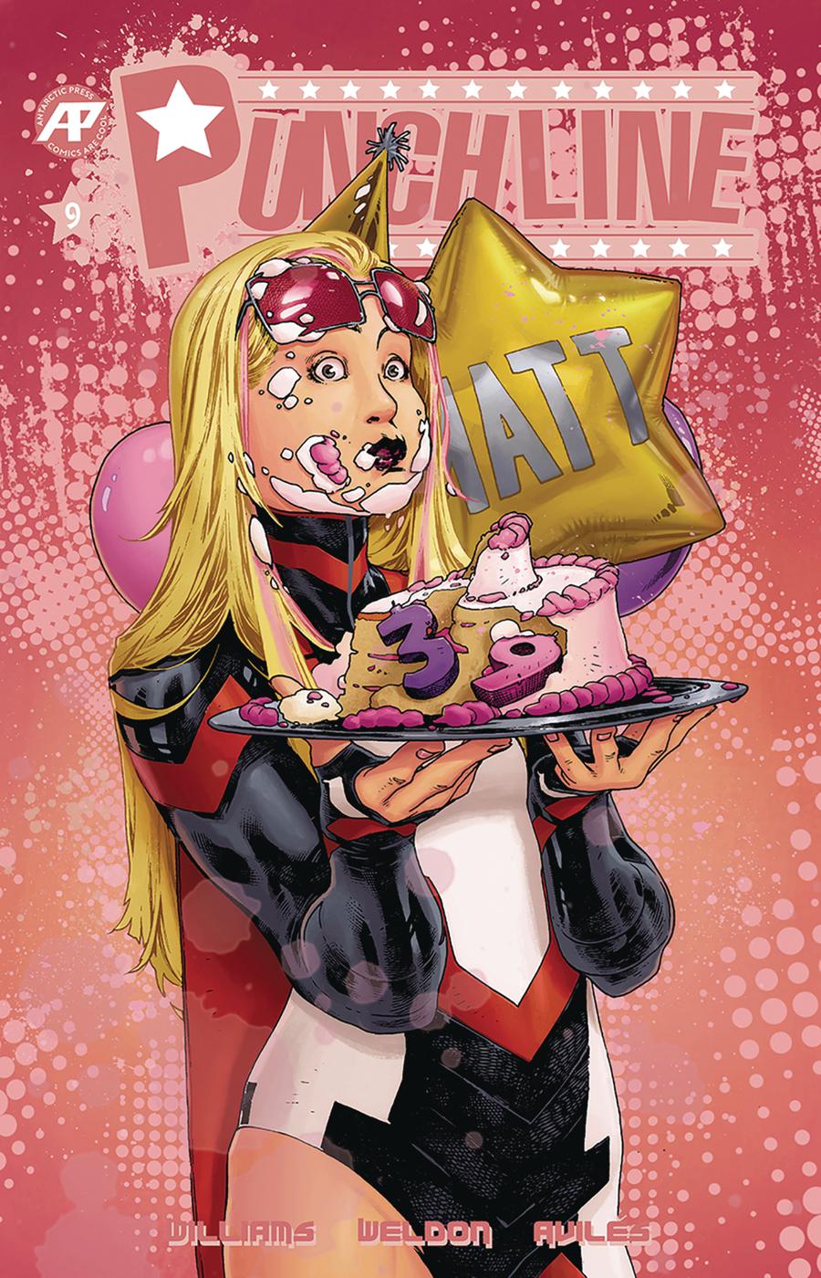 Punchline #9 Cover B Variant Happy Birthday Matthew Cover