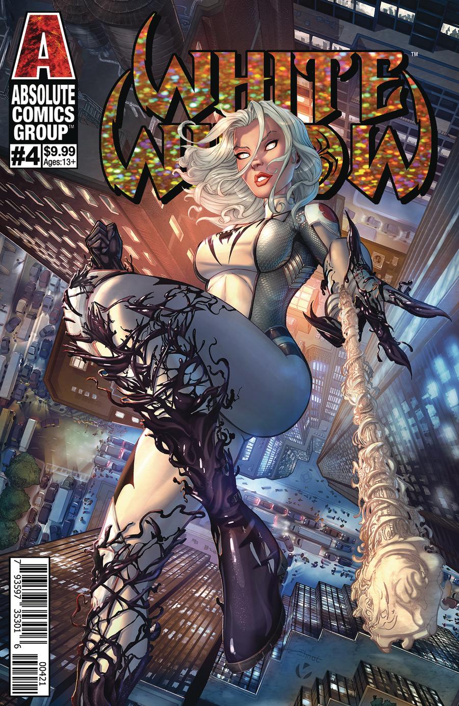 White Widow (Absolute Comics Group) #4 Cover B Variant Chris Ehnot Gold Foil Logo Cover