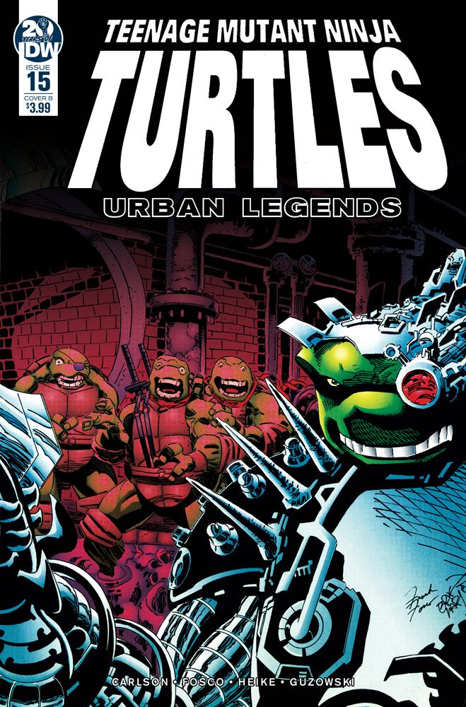 Teenage Mutant Ninja Turtles Urban Legends #15 Cover B Variant Frank Fosco & Erik Larsen Cover