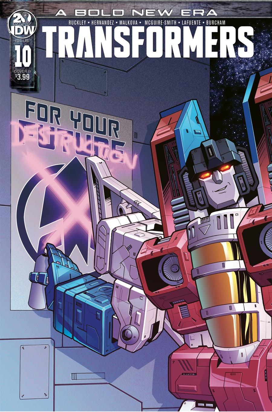 Transformers Vol 4 #10 Cover B Variant Beth McGuire-Smith Cover