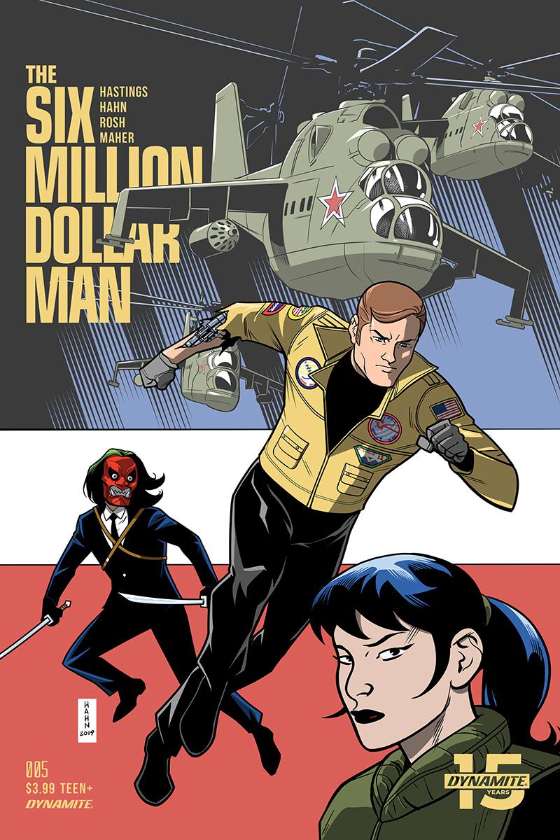 Six Million Dollar Man Vol 2 #5 Cover B Variant David Hahn Cover