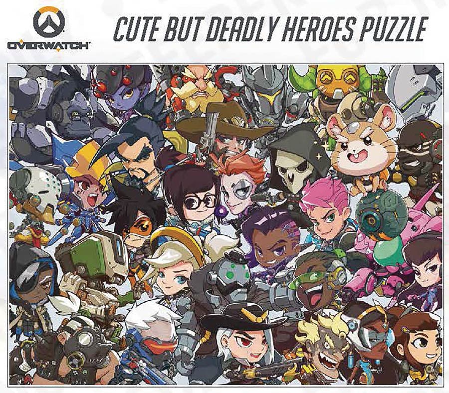 Overwatch Cute But Deadly Heroes 1000-Piece Puzzle