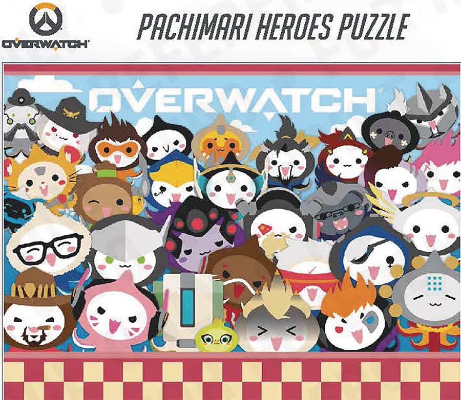 Overwatch Pachimari Heroes 1000-Piece Puzzle