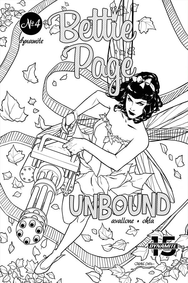 Bettie Page Unbound #4 Cover L Incentive Julius Ohta Black & White Cover