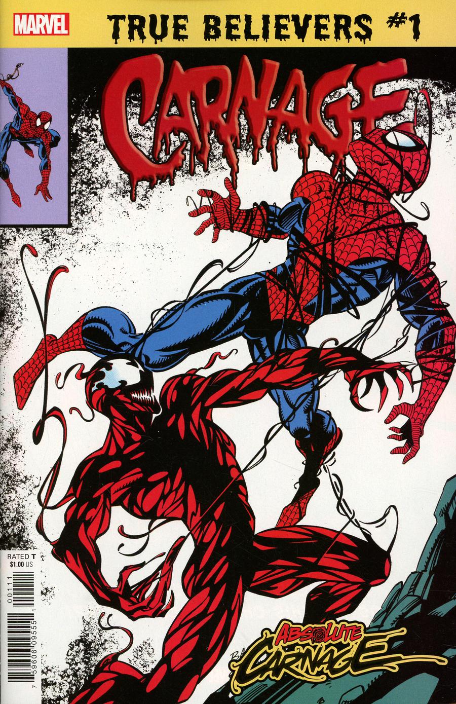 True Believers Absolute Carnage Carnage #1 Cover A Regular Mark Bagley Cover