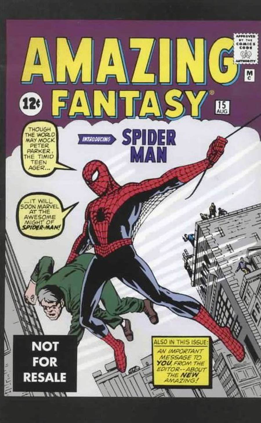 Amazing Fantasy #15 Cover F Reprint 2005