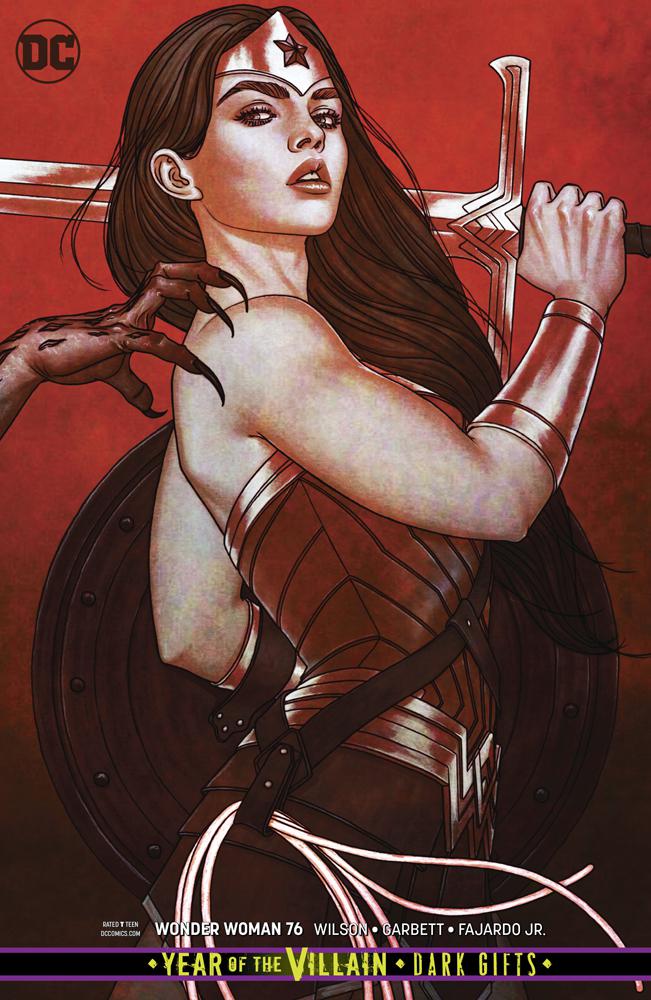 Wonder Woman Vol 5 #76 Cover B Variant Jenny Frison Cover (Year Of The Villain Dark Gifts Tie-In)