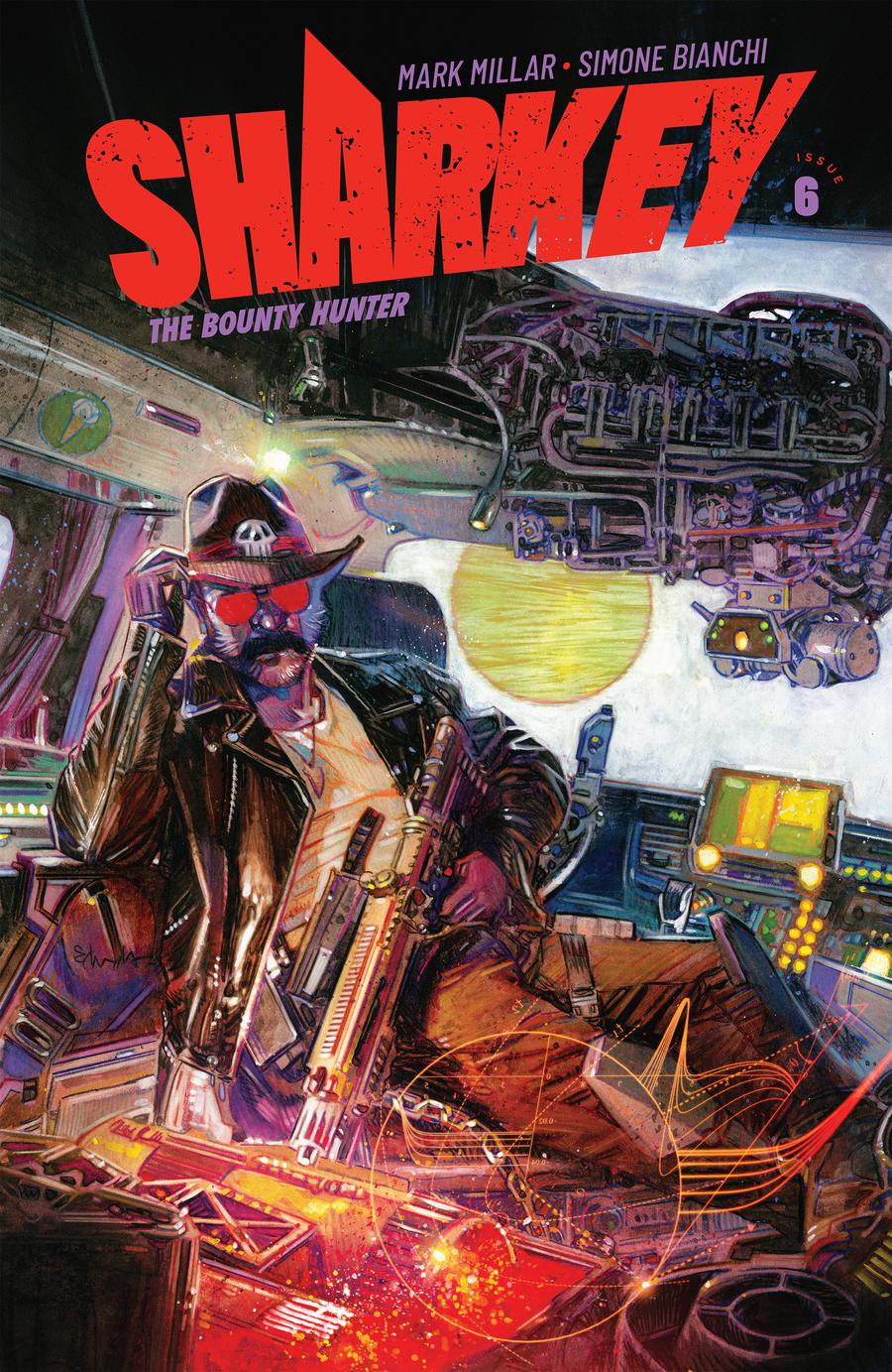 Sharkey The Bounty Hunter #6 Cover C Variant Tommy Lee Edwards Cover